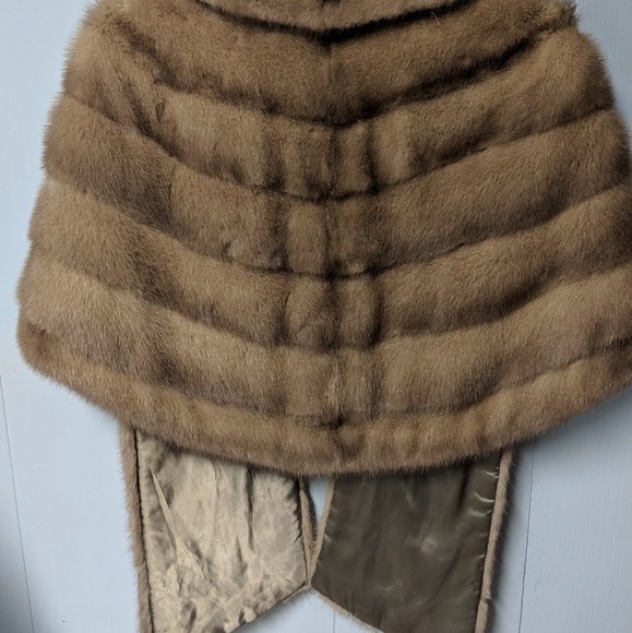 Vintage Genuine Grey Mink Wrap - Picture 3 of 3